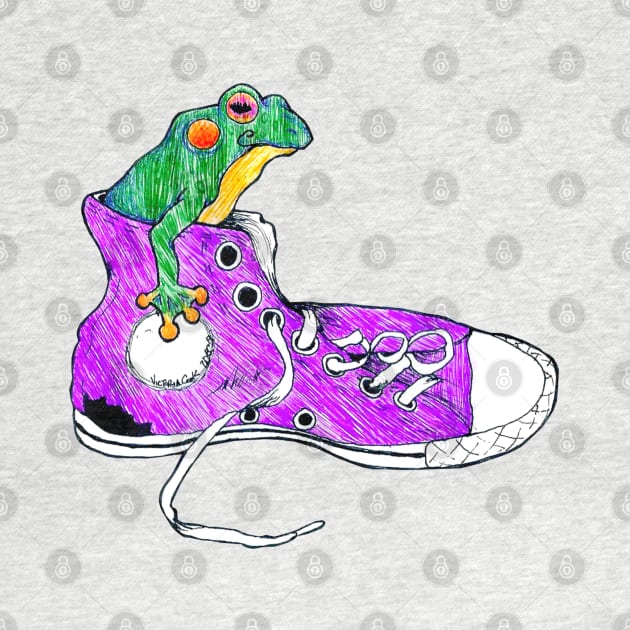 Frog in a Shoe by Art of V. Cook